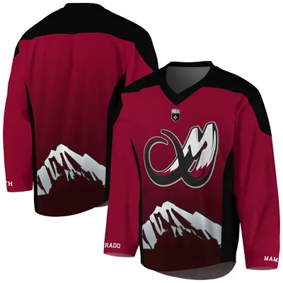 Maillot Colorado Mammoth Replica pour Jeunes Marron/Noir