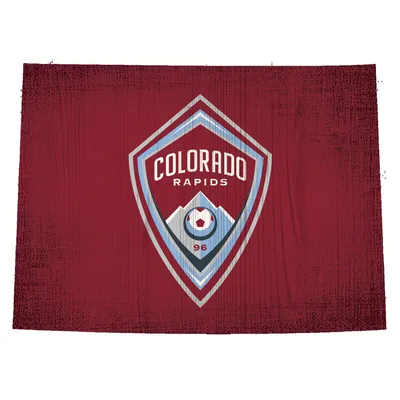 Colorado Rapids 12'' x 12'' Logo State Sign