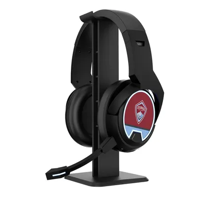 Colorado Rapids Stripe Wireless Gaming Bluetooth Headphones & Stand