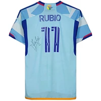 Diego Rubio Colorado Rapids Autographed Match-Used #11 Blue Jersey from the 2023 MLS Season