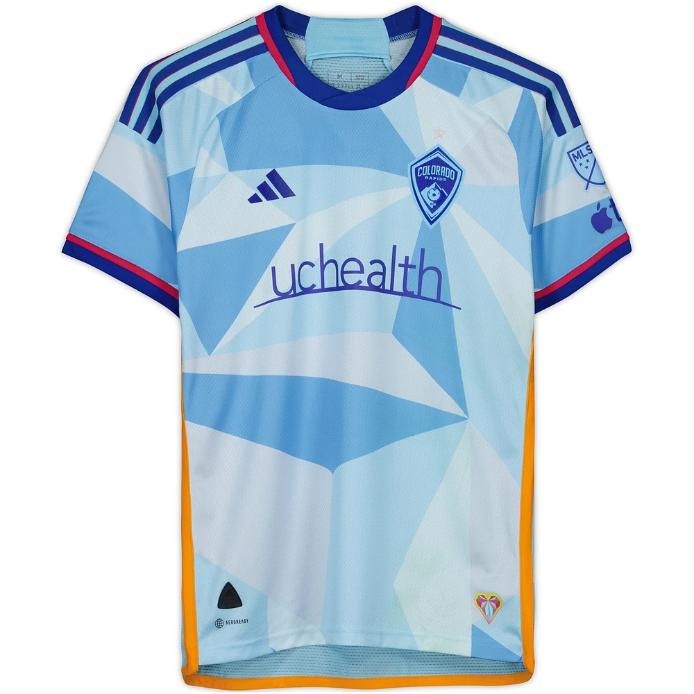 Diego Rubio Colorado Rapids Autographed Match-Used #11 Blue Jersey from the 2023 MLS Season