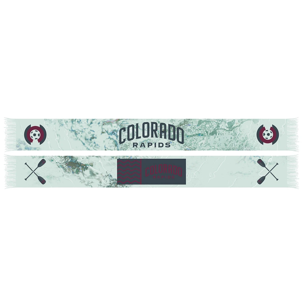 Écharpe à crochet en jersey vert Colorado Rapids 2025