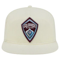 Men's New Era  Cream Colorado Rapids 2025 Kickoff Snapback Golfer Hat