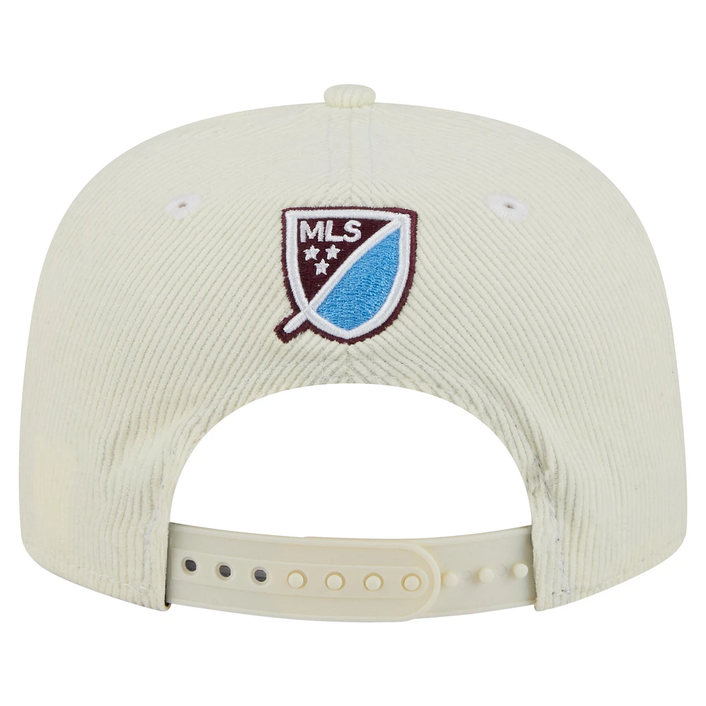 Men's New Era  Cream Colorado Rapids 2025 Kickoff Snapback Golfer Hat