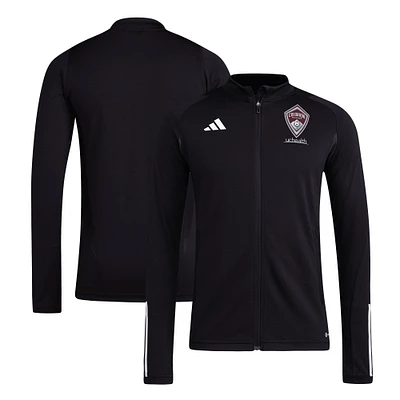 Men's adidas Black Colorado Rapids 2024 On-Field AEROREADY Full-Zip Training Top