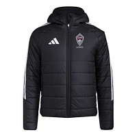 Men's adidas Black Colorado Rapids Tiro 24 Full-Zip Winter Hoodie Jacket