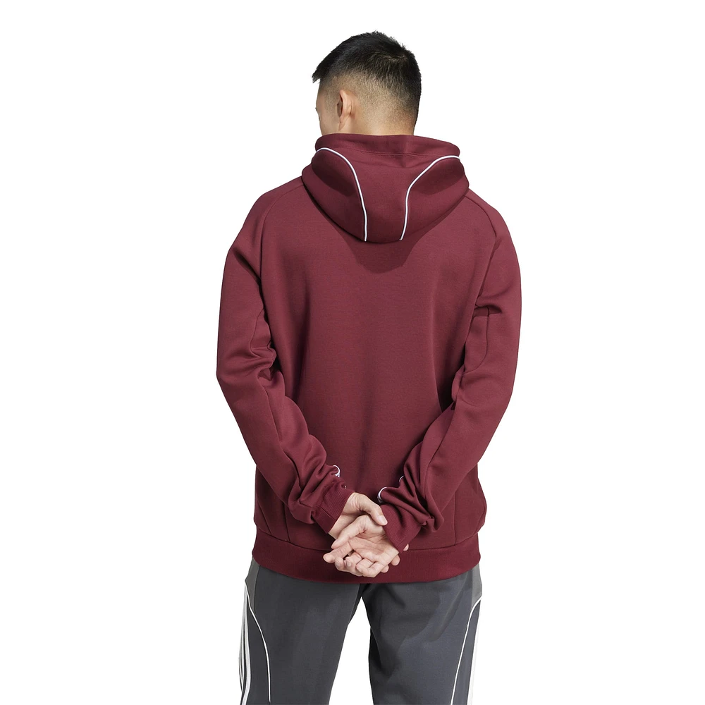 Men's adidas Burgundy Colorado Rapids 2025 Travel Pullover Hoodie