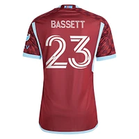 Maillot de joueur authentique adidas Cole Bassett pour hommes Colorado Rapids 2024 One Flag Kit