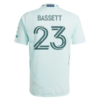 Maillot de joueur authentique adidas Cole Bassett Colorado Rapids 2025 Headwaters pour homme, vert