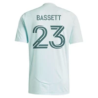 Maillot réplique de joueur adidas Cole Bassett pour homme Colorado Rapids 2025 Headwaters Green