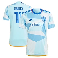 Maillot adidas Diego Rubio pour homme bleu clair Colorado Rapids 2023 New Day Kit Replica