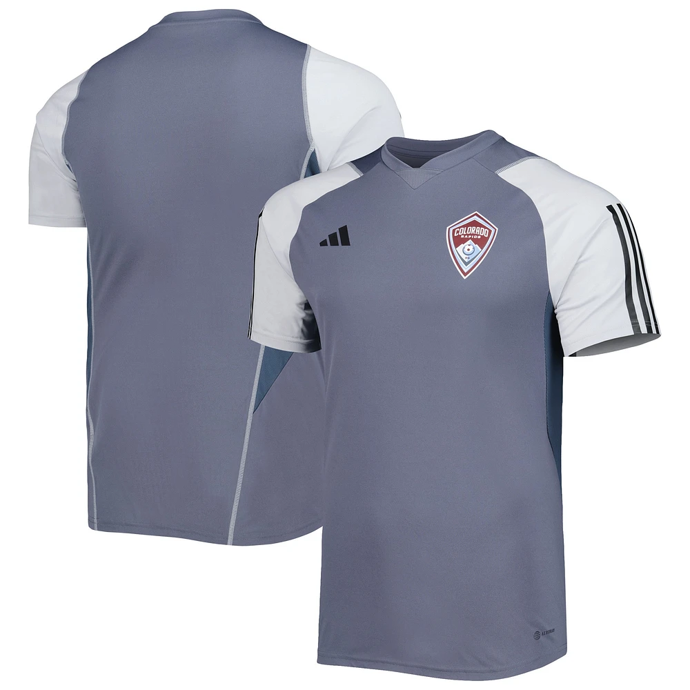 Men's adidas Gray Colorado Rapids 2023 On-Field Training Jersey