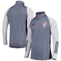 Men's adidas Gray Colorado Rapids Warm Raglan COLD.RDY Top