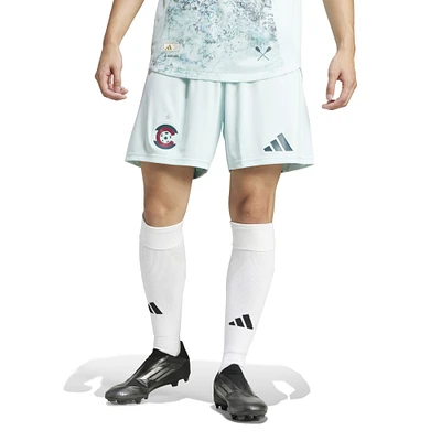 Short adidas Colorado Rapids Away 2025 Authentic pour homme vert