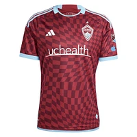 Men's adidas Omir Fernandez Burgundy Colorado Rapids 2024 One Flag Kit Authentic Player Jersey