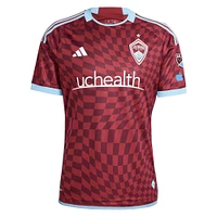 Men's adidas Rafael Navarro Burgundy Colorado Rapids 2024 One Flag Kit Authentic Player Jersey