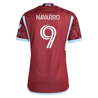 Men's adidas Rafael Navarro Burgundy Colorado Rapids 2024 One Flag Kit Authentic Player Jersey