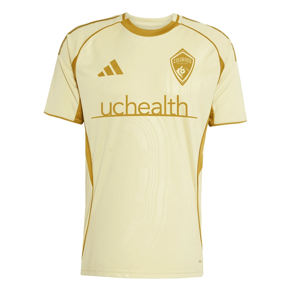 Men's adidas Tan Colorado Rapids 2025 One Planet Pre-Match Top
