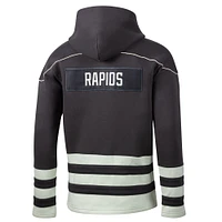 Men's Charcoal Colorado Rapids  Jersey Hook Hockey Pullover Hoodie