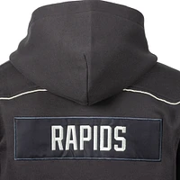 Men's Charcoal Colorado Rapids  Jersey Hook Hockey Pullover Hoodie
