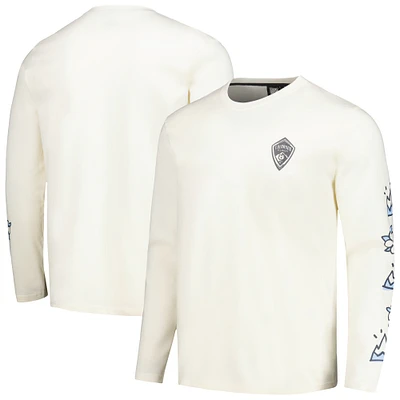 Men's Cream Colorado Rapids Local Heavy Long Sleeve T-Shirt