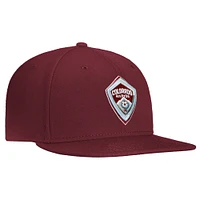 Men's Fanatics Burgundy Colorado Rapids Primary Emblem Snapback Adjustable Hat