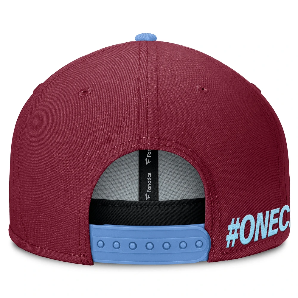 Men's Fanatics Burgundy Colorado Rapids Sitter Snapback Hat