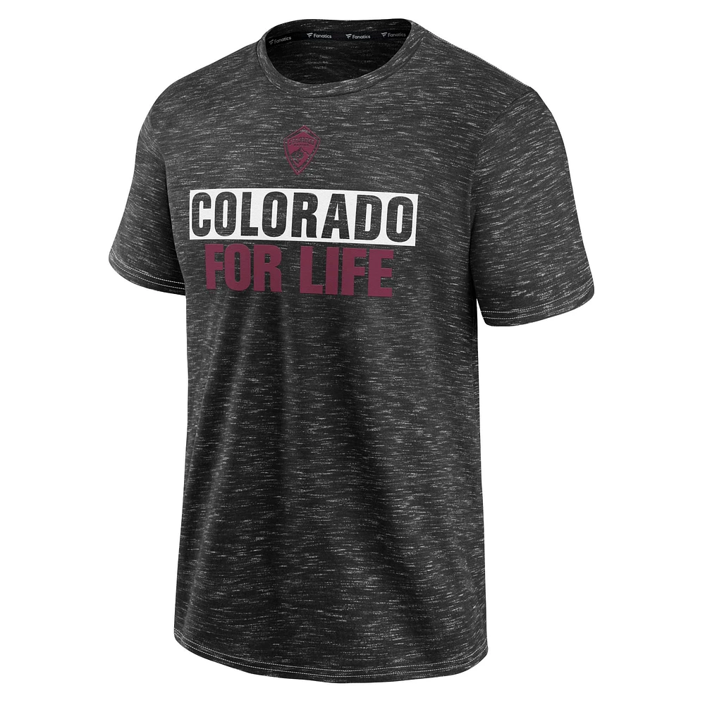 Men's Fanatics  Charcoal Colorado Rapids T-Shirt