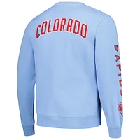 Men's Light Blue Colorado Rapids Outline Pullover Sweatshirt