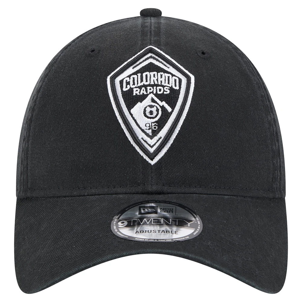 Men's New Era  Black Colorado Rapids 2025 Kickoff 9TWENTY Adjustable Hat