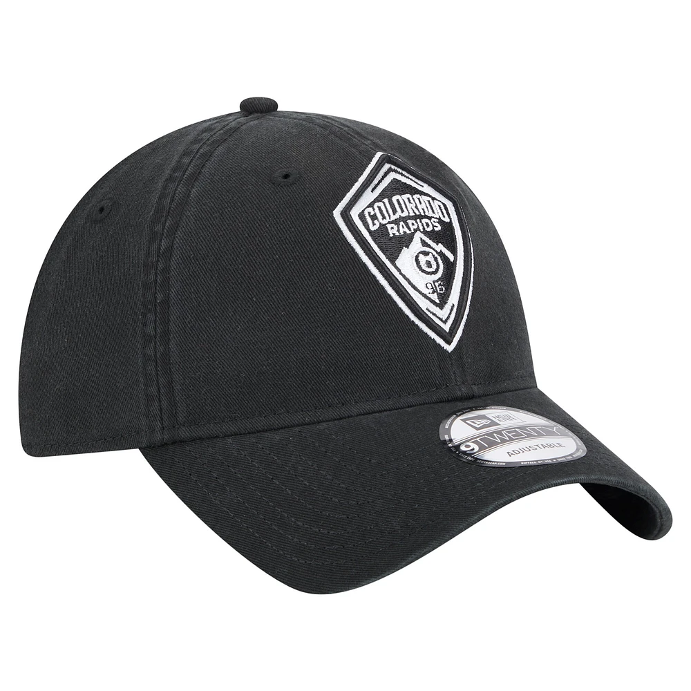 Men's New Era  Black Colorado Rapids 2025 Kickoff 9TWENTY Adjustable Hat
