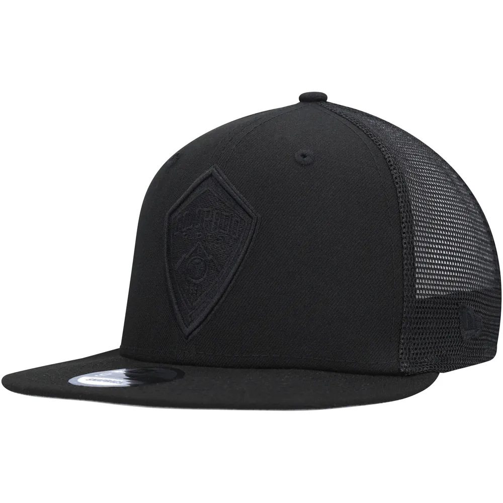 Casquette Snapback Classic 9FIFTY Trucker Snapback avec logo Colorado Rapids New Era pour homme, noire