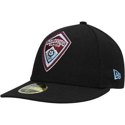 Casquette ajustée 59FIFTY à logo principal Colorado Rapids New Era pour homme, noir