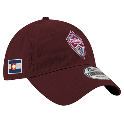 Casquette réglable New Era Colorado Rapids 2024 Jersey Hook 9TWENTY pour hommes