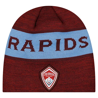 Men's New Era Burgundy Colorado Rapids 2025 Kickoff Beanie