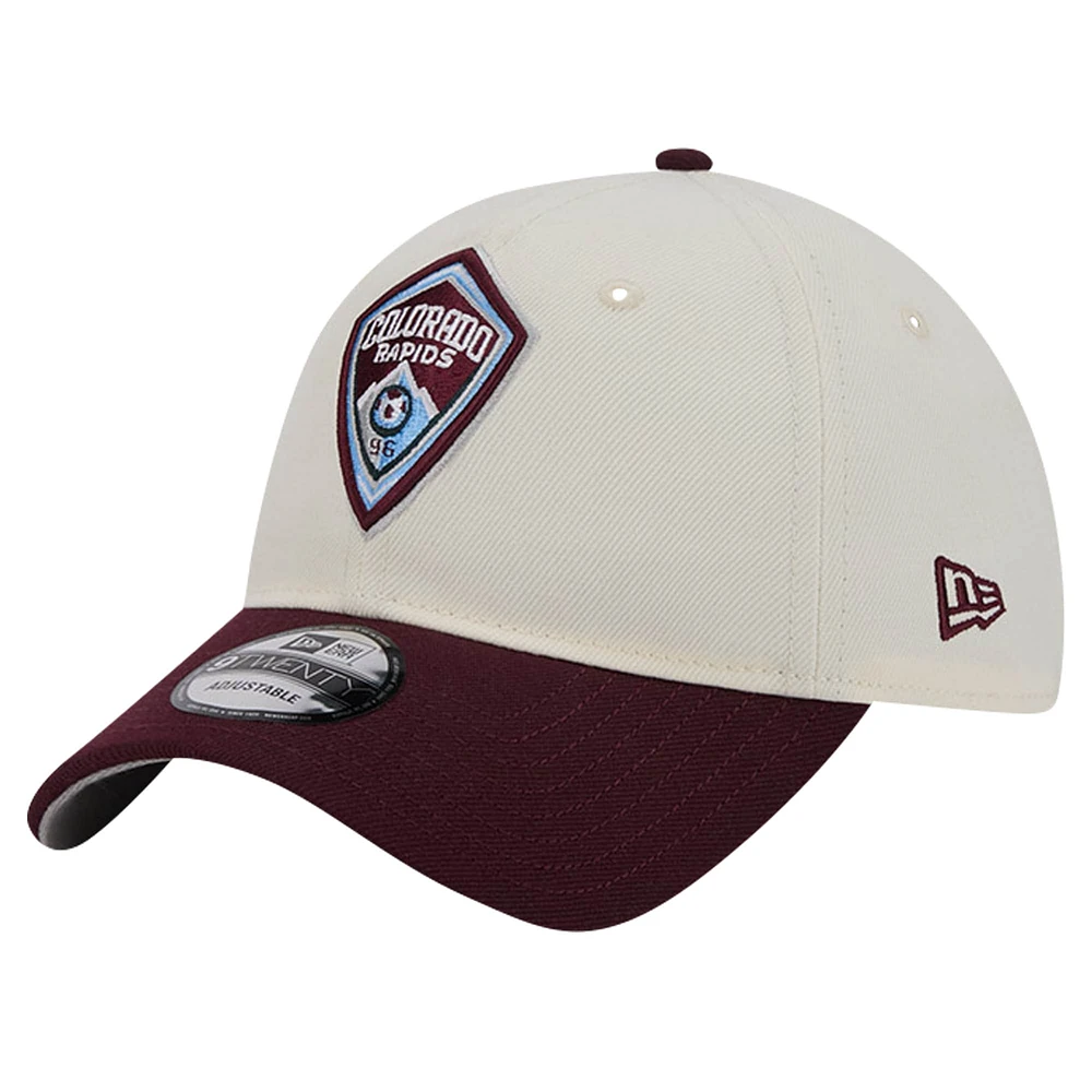 Men's New Era White Colorado Rapids 2024 Kick Off Collection 9TWENTY Adjustable Hat