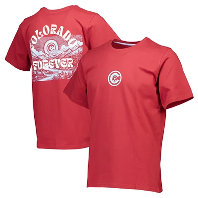 T-shirt décontracté rouge Colorado Rapids Street Heavy pour hommes