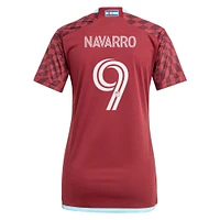 Women's adidas Rafael Navarro Burgundy Colorado Rapids 2024 One Flag Kit Replica Player Jersey