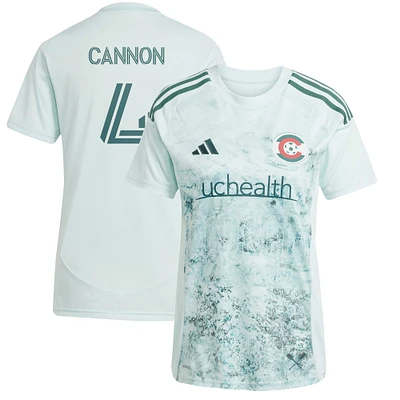 Women's adidas Reggie Cannon Green Colorado Rapids 2025 Headwaters Replica Player Jersey