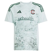 Youth adidas Cole Bassett Green Colorado Rapids 2025 Headwaters Replica Player Jersey