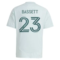 Youth adidas Cole Bassett Green Colorado Rapids 2025 Headwaters Replica Player Jersey