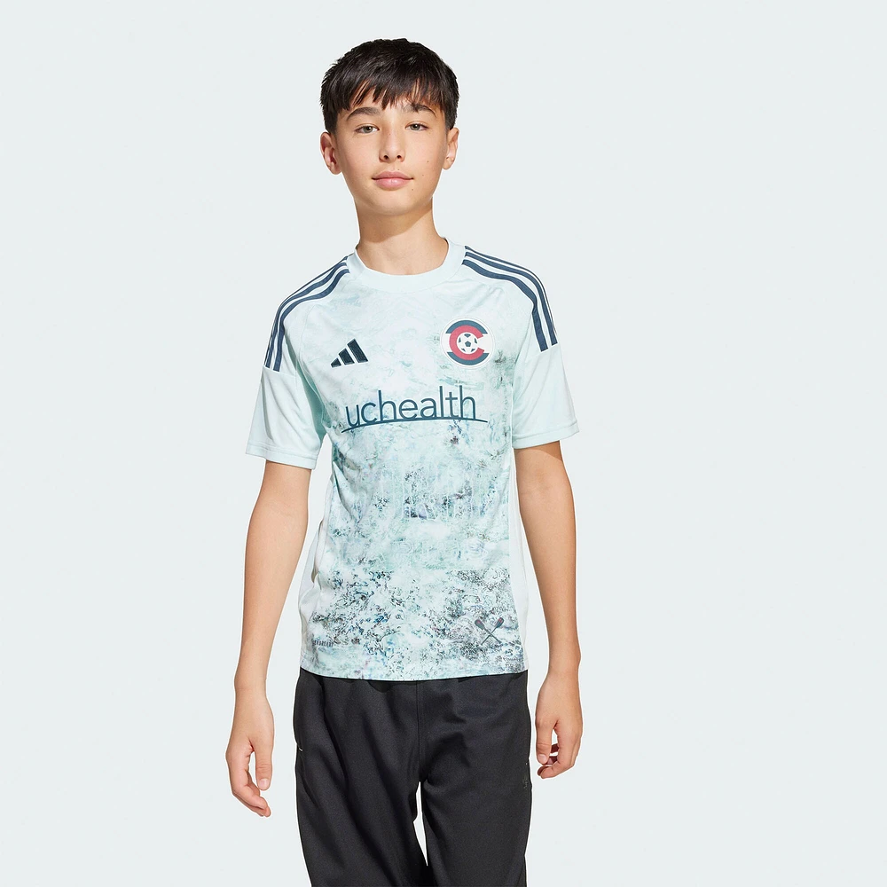 Maillot réplique adidas vert Colorado Rapids 2025 Headwaters pour jeunes