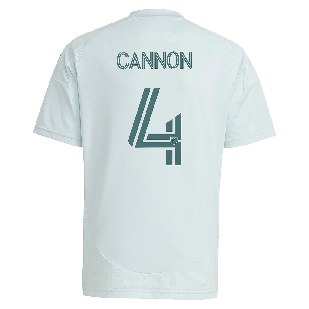 Maillot de joueur réplique adidas Reggie Cannon Green Colorado Rapids 2025 Headwaters pour jeunes
