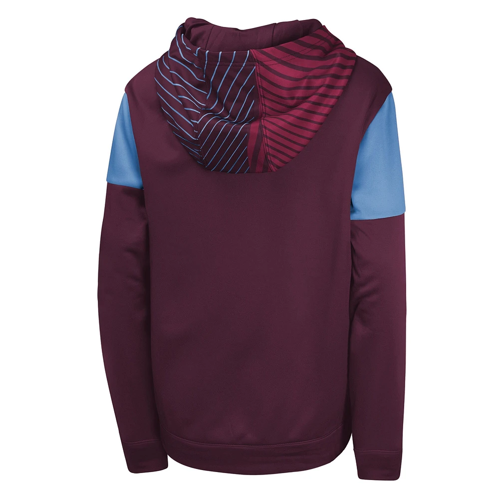 Youth Burgundy Colorado Rapids Unbeatable Pullover Hoodie