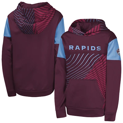 Youth Burgundy Colorado Rapids Unbeatable Pullover Hoodie