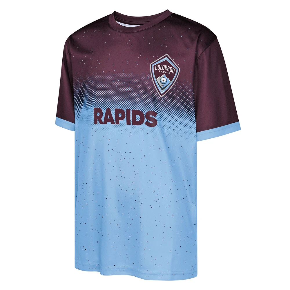 Youth Outerstuff Burgundy Colorado Rapids Stalwart Defender T-Shirt