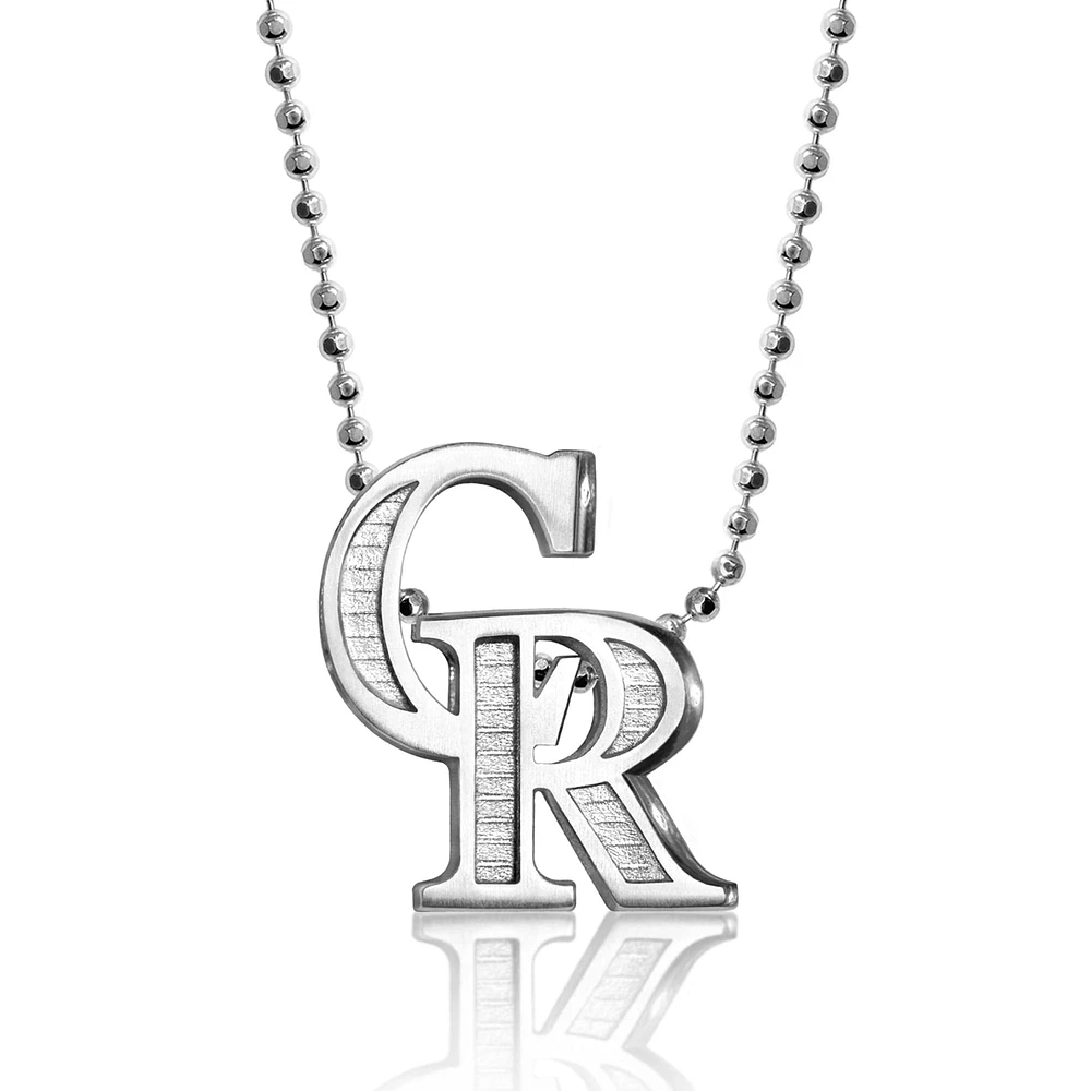 Collier en argent sterling Alex Woo Colorado Rockies MLB