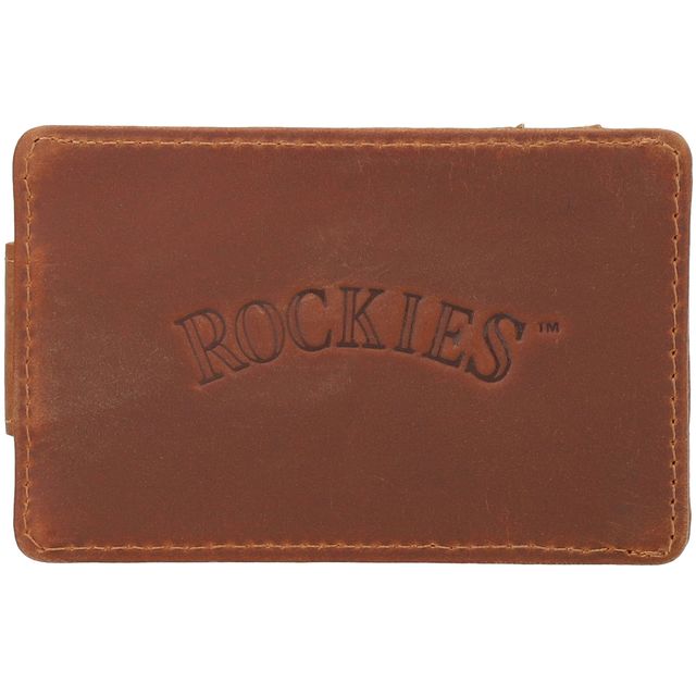 Portefeuille à pince à billets Baseballism Rockies du Colorado