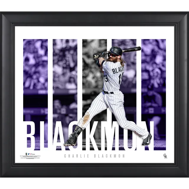 Charlie Blackmon Colorado Rockies IMPACT Jersey Frame