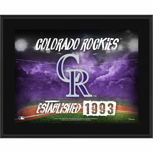 Framed Kris Bryant Colorado Rockies Autographed Purple Nike